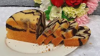 Marble Pound Cake| Super Soft Marble Cake Recipe | Easy Marble cake Recipe | Classic Marble Cake