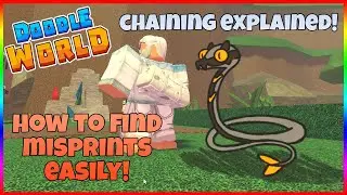 DOODLE WORLD -  CHAINING EXPLAINED! HOW TO GET MESPRINTS EASY - ROBLOX
