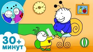 Бублик и Ягодка - Большой паук, Пропавшие орехи и другие сказки ▶ 7 серий | 32 мин