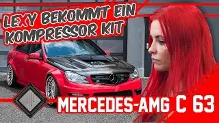 Lexy Roxx's Mercedes C63 AMG bekommt ein Kompressor Kit | mcchip-dkr