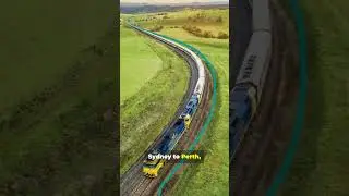 Из Сиднея в Перт &mdash; 65-часовое железнодорожное путешествие #AustraliaByRail, #ScenicRailways, #fyp...