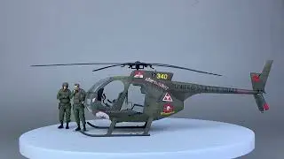 US Army OH-6A Cayuse (Dragon Models 3310) Vietnam war, 1/35 scale ratio model