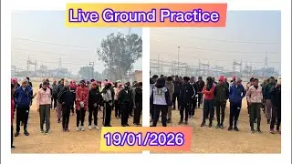 Live Practice सीधे ground se 19/01/2026 ||  Defence Physical Academy is live