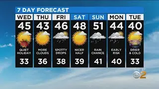 New York Weather: CBS2 12/24 Nightly Forecast at 11PM