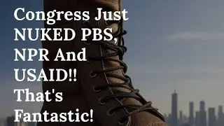 Congress Just NUKED PBS, NPR And USAID!! That's Fantastic!