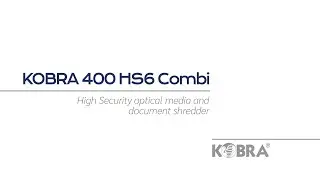 Kobra 400 HS6 Combi (USA) | Optical media and document high security professional shredder