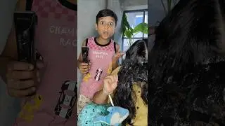 🔥Aaj Toh Munni Ko Ganja✂️ Karna Pedga😰😭 #shorts #minivlog