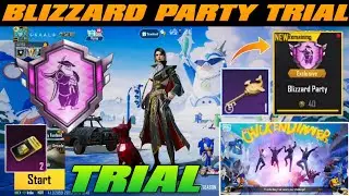 HOW TO COMPLETE BLIZZARD PARTY ACHIEVEMENT IN BGMI ✅ BLIZZARD PARTY TRIAL ACHIEVEMENT BGMI & PUBG
