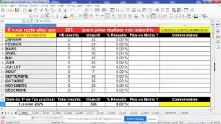 Trouver des clients: tableau de motivation et de suivi simple et efficace pour la prospection.