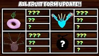 ALL DEVIL FRUITS IN FRUIT FORM UPDATE | KING LEGACY/KING PIECE