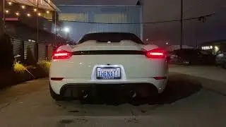 Kline Stainless Steel Exhaust on a 2021 Porsche Spyder