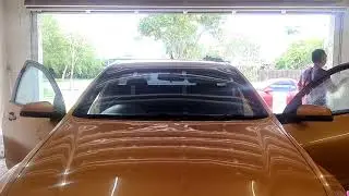 installing tint on Holden commodore single cab ute, timelapse