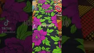 Ankara prints in store