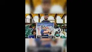Pakistani fan take a poster of virat kolhi 😱during psl match