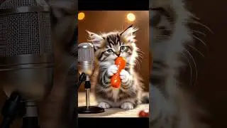 Relaxing Cute Kitten ASMR Eating Sausage ✨ Cozy Sounds #CuteKitten #CatASMR #KittenEating #CatVideo