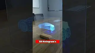 Crystal-Clear 3D Holograms: Next-Level Projection Technology! ✨🔍🎥  #HolographicDisplay #FutureTech