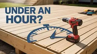 Installing NEW Deck Boards Fast and Easy Today
