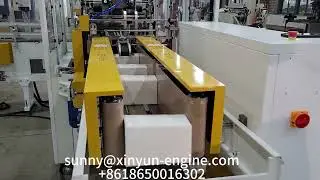 fully automatic square and rectangle V interfold facial tissue machine with auto transfer separator