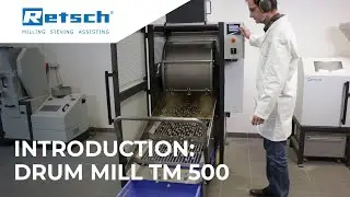 Drum Mill TM 500 - Introduction #RETSCH #drummill #laboratoryinstruments