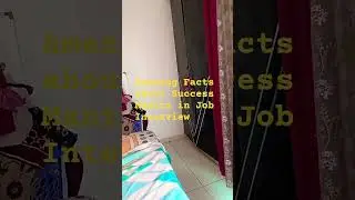 Amazing Facts about Success Mantra in Job Interview #shortsviral #viral #trending #ytshorts #yt