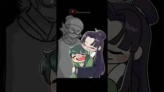 Shinji x maomao #chibi #anime #anime #maomao #jinshi #boticaria #arteespacial
