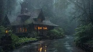 Fall Asleep Fast and Heal Effectively with Heavy Rain in the Forest | Natural Sounds for Deep Sleep