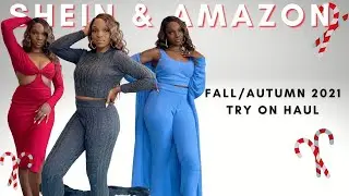 NEW COLLECTIVE TRY ON HAUL 2021|🎄 FALL/WINTER OUTFITS| SHEIN+AMAZON+RAINBOWS