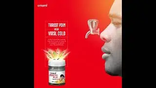 Emami Mentho Plus Pain Balm For Throat Pain or Viral Cold