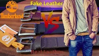 Timberland Men's Pull Up Leather Belt | Fake VS Genuine Leather Belts