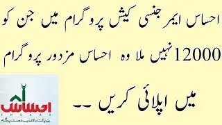 How to apply for Ehsaas Labour Program | Chota karobar Online Registration Form | PM web portal