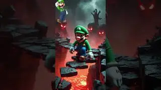 Mario's team crossing the dangerous bridge☠️🔥