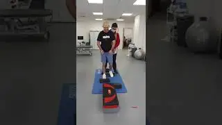 Adam tackling an obstacle course