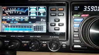 VK5ARC Narrung Lighthouse AU0029 QSO with VK5MRD 80m, Yaesu FTDX3000 - Hyendfed wire, 20/8/2022