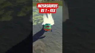 Mosasaurus Vs T-rex | Dinosaur Life | Roblox