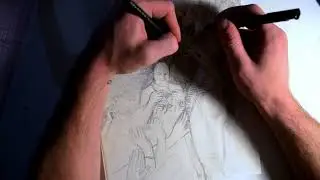 Miley Cyrus Time Lapse Drawing