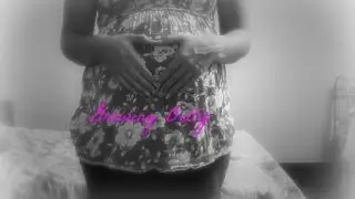 belly 4 weeks to 40 weeks ( no music)