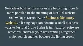 Best Advance Justdial Clone Script - ScriptStore in