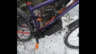 2026-01-10 CYC Photon G2 + Pipedream eMoxie #ebike #umbau #conversion #newbikeday mit Eis und Schnee