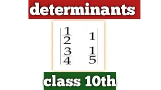 determinants class 10th odia medium