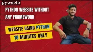 Create a website in python without using any framework | pywebio | Python Tutorials 