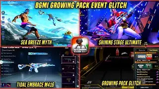 BGMI Growing Pack Event Glitch😱BGMI New Ultimate Set In BGMI🔥 BGMI Growing Pack