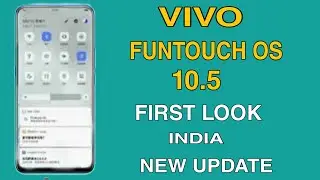 Vivo Funtouch OS 10.5 First Look India New Update By 2020 Technical Salman