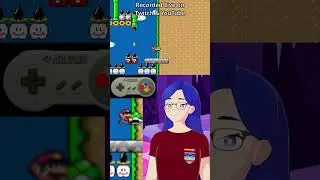 Terminal Velocity Stage Clear [Quickie World 1 - Kaizo SMW] #shorts #kaizomario