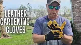 Leather Gardening Gloves | Utility Work Gloves | Construction Gloves