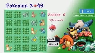 2048 Pok&eacute;mon Tutorial