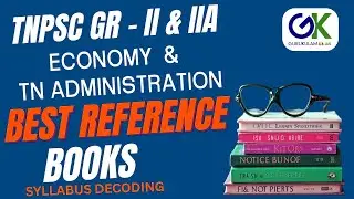 UNIT - V : ECONOMY & TN ADMINISTRATION - BEST REFERENCE BOOKS  TNPSC GROUP - II & IIA PRELIMS EXAM