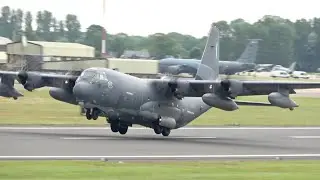 Lockheed Martin MC-130J Super Hercules Commando II USAF departure at RAF Fairford RIAT 2019 AirShow