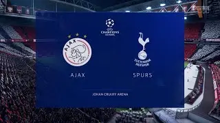 AJAX vs. TOTTENHAM HOTSPUR - UEFA CHAMPIONS LEAGUE SEMI FINAL - FIFA 20 (FULL GAMEPLAY)