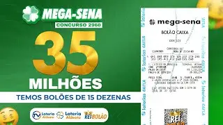 Mega-Sena Acumulou para R$ 35 Milhões: Aposte com Bolões de 15 Dezenas