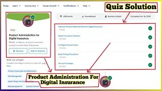 Product Administration for Digital Insurance | Salesforce Trailhead | Quiz Solution